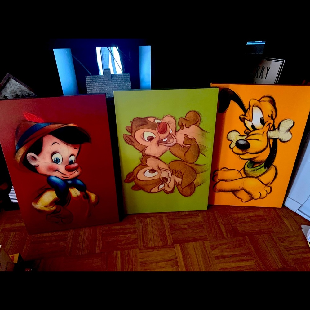 Disney pictures wall art canvas